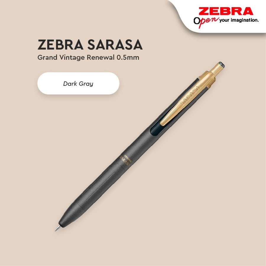 

Gramedia Kelapa Gading - ZEBRA SARASA GRAND 05 VINTAGE DARK GRAY