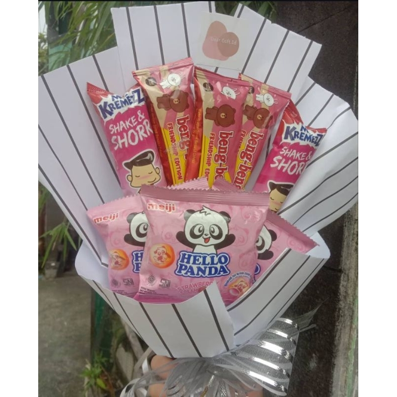 

Buket Snack beng-beng mix (Free blank card) free kartu ucapan| Buket Jajan | Snack Bouquet | Handmade Pre-Order | Hadiah / Hampers | Kado Ulangtahun / Wisuda