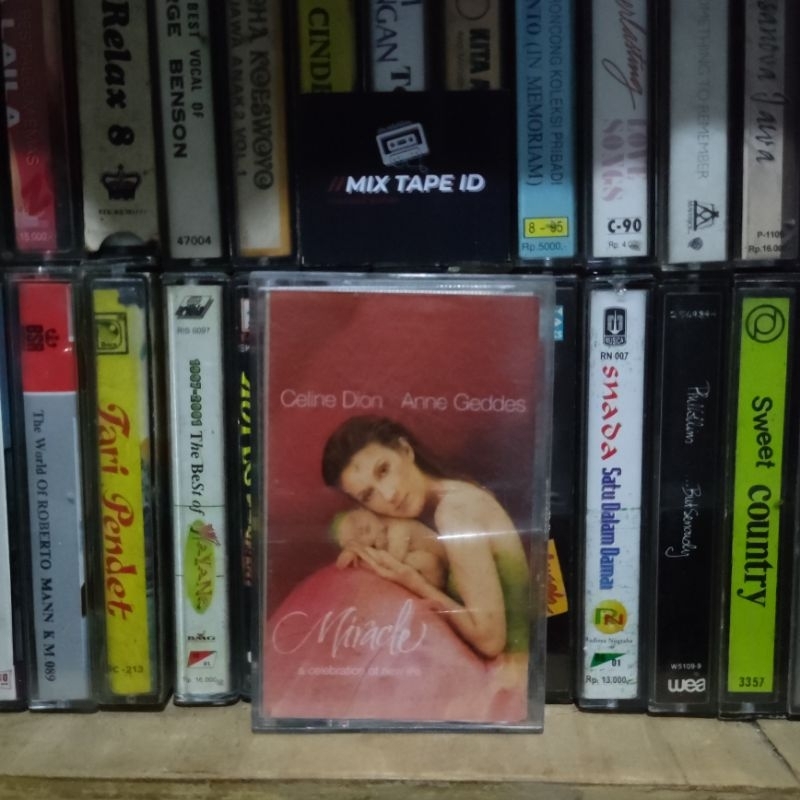 Kaset Pita - Miracle - Celine Dion - Anne Geddes - Radio Tape - Kaset - Radio - Pemutar Kaset