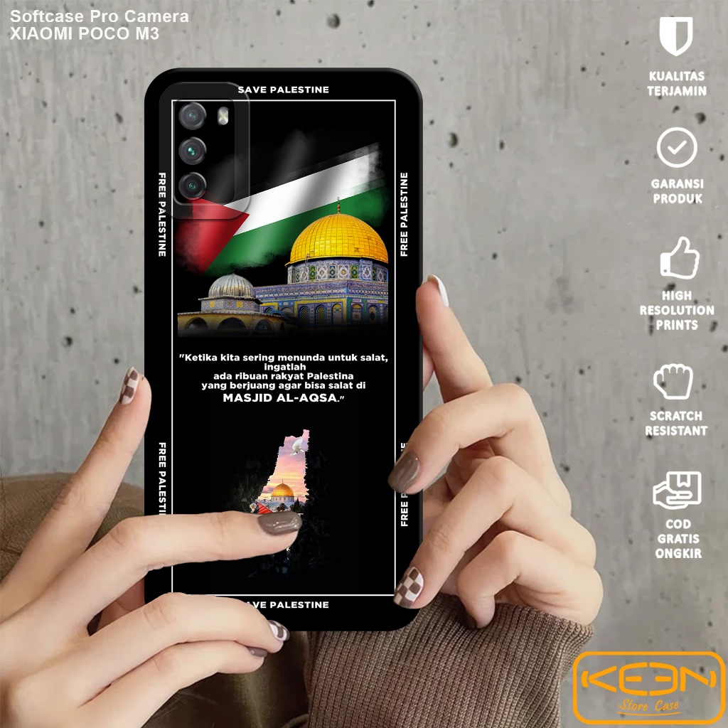 Case Xiaomi Poco M3 - Casing Hp Xiaomi Poco M3 Motif Palestine - Softcase Xiaomi Poco M3 - Softcase 