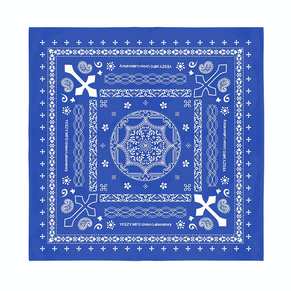 YESZY.MFG - Paisley Blue Bandana