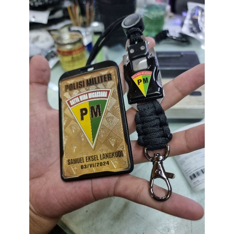 

plat id name tag POLISI MILITER