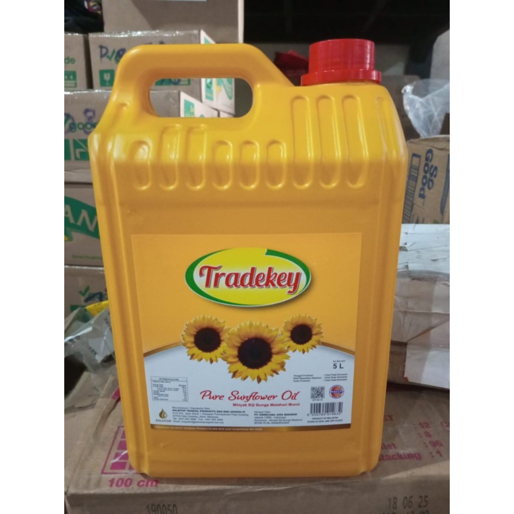 

Sunflower Oil Tradekey / Minyak BIji Bunga Matahari Tradekey - 5 Ltr