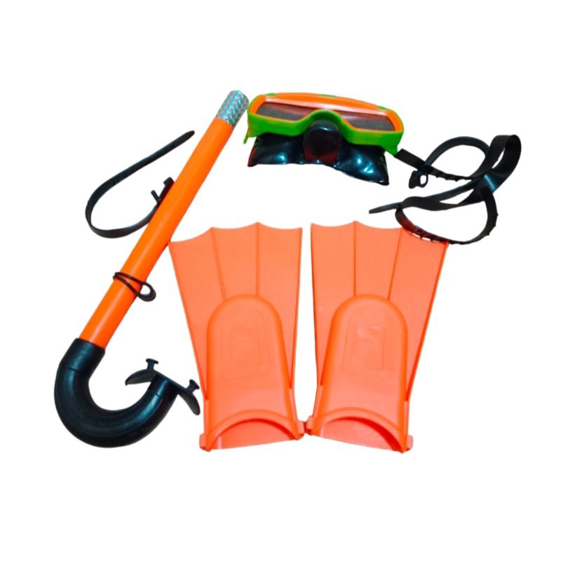 PERLENGKAPAN BERENANG SNORKELING ANAK / KACA MATA SNORKELING SET