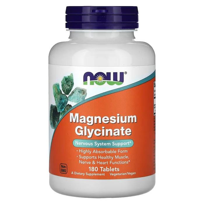 NOW Foods Magnesium Glycinate 200mg