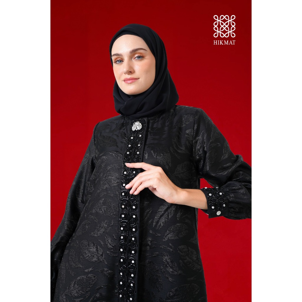 Hikmat Fashion Original C8475 Abaya Hikmat Terbaru 2024 Ori noerbutikmuslim