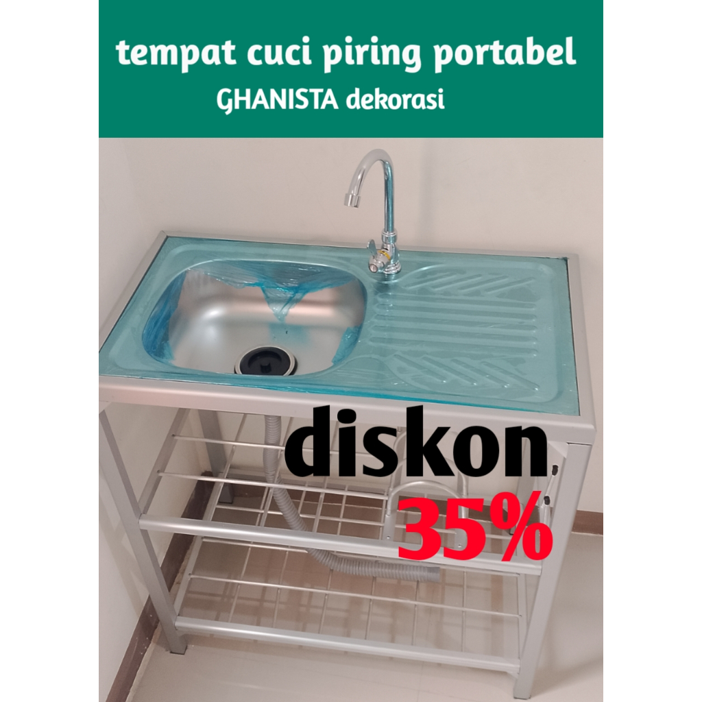 bak cuci piring portabel minimalis modern permanen