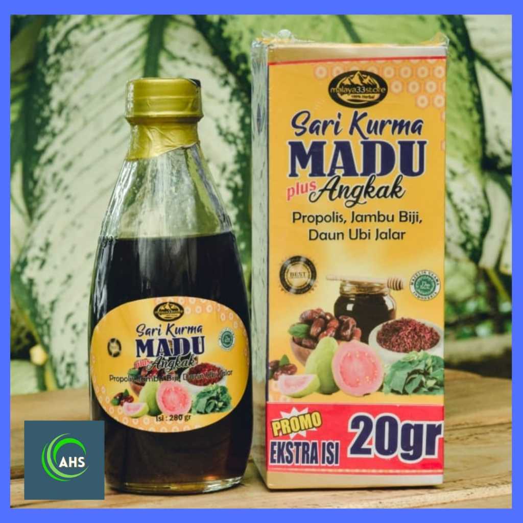 Sari Kurma Madu Angkak Asli Propolis Jambu Biji Malaya 33 Untuk Tipes DBD Dan Menaikan Trombosit