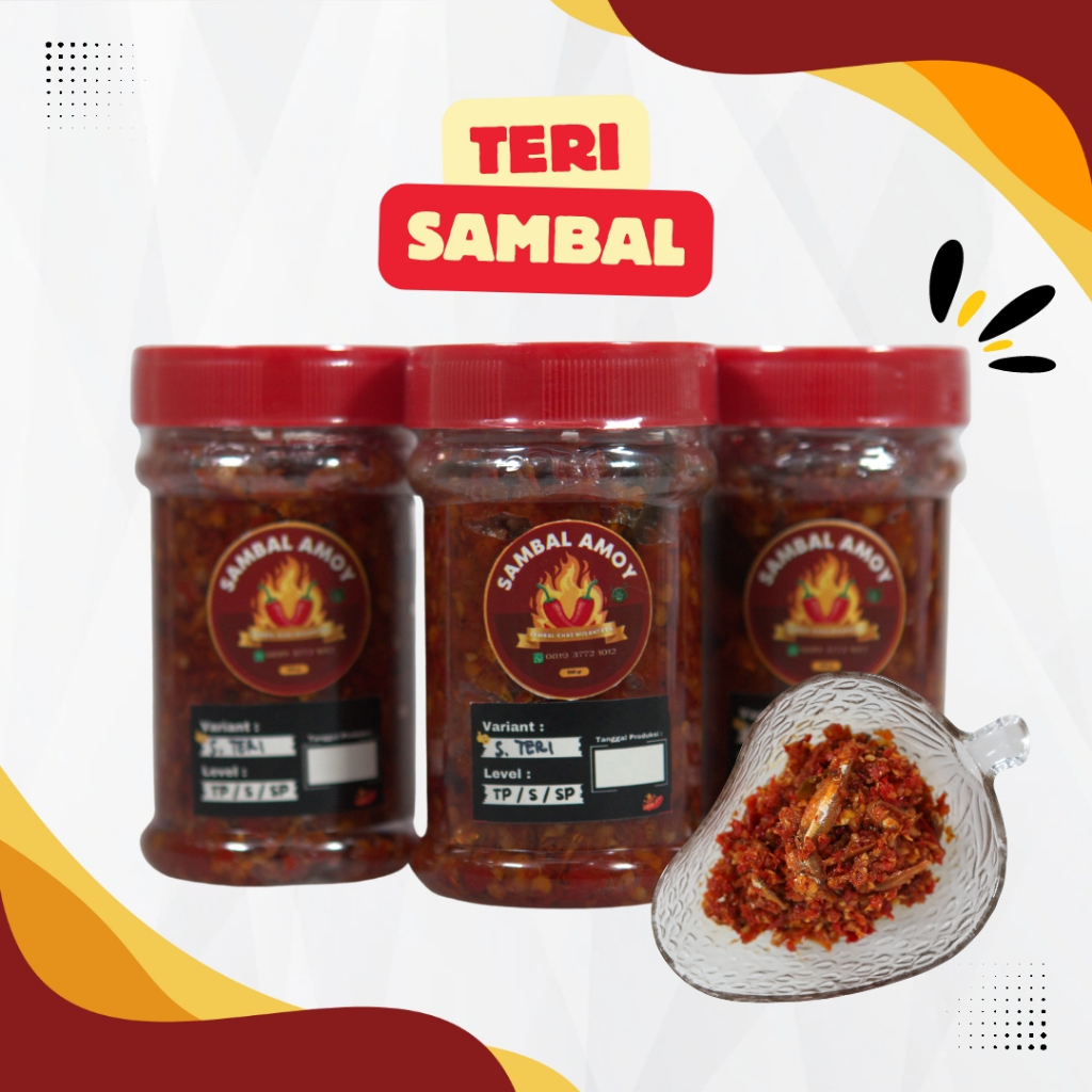 

Amoy Sambal Teri Nasi 150gr | Garansi Enak 100% & Halal