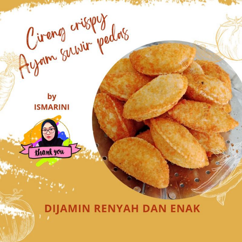 

cireng crispy ayam suwir pedas isi 9biji