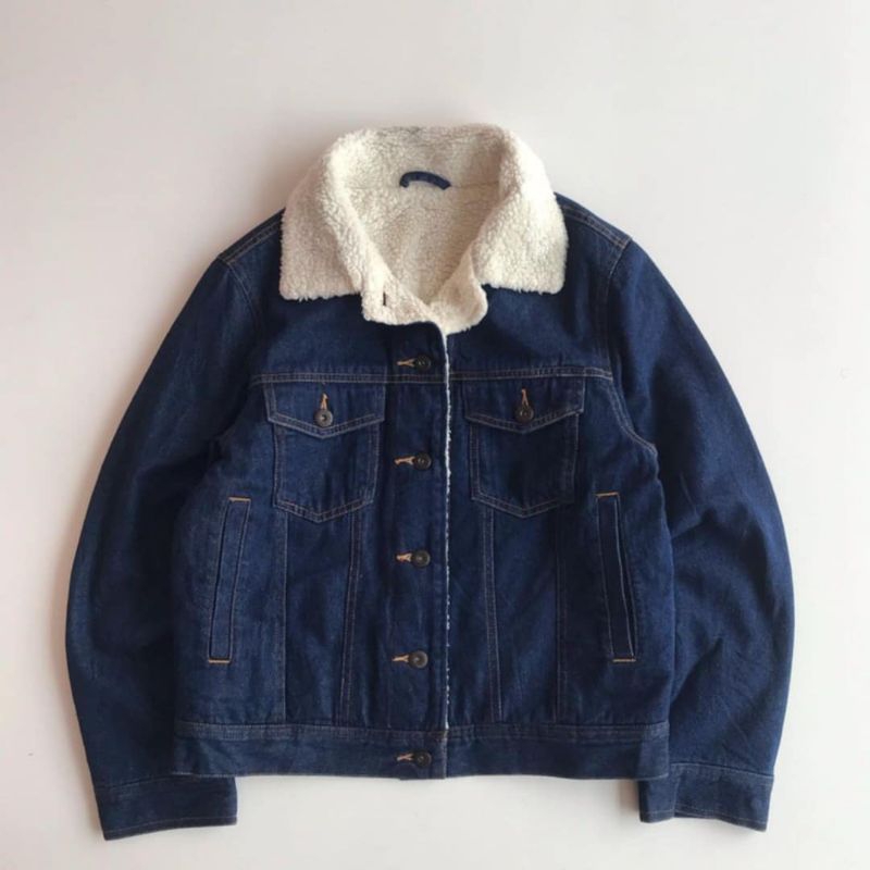 Trucker denim sherpa GU by Uniqlo