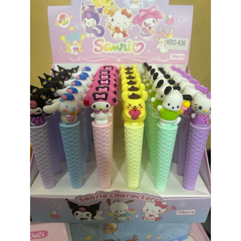 

1 BOX PEN SANRIO ES KRIM ISI 36