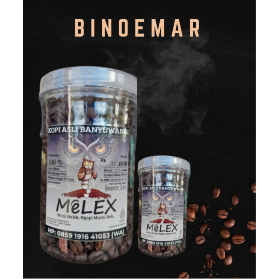 

MELEX (Toples) Bubuk Kopi Murni Robusta Kopi Banyuwangi