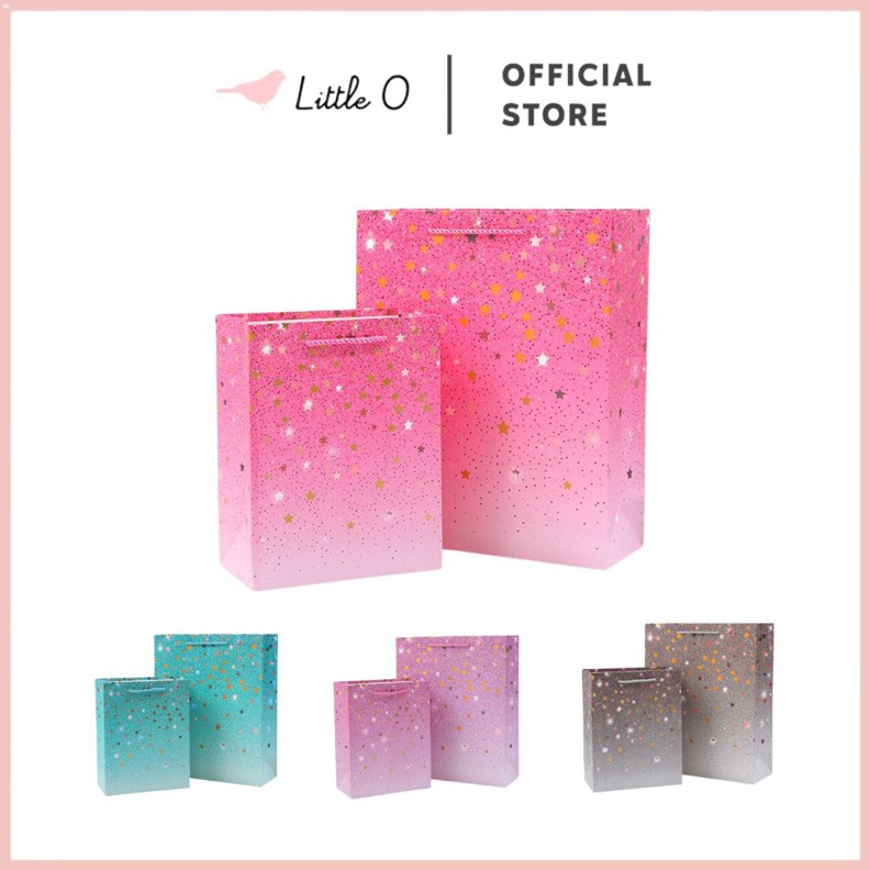 

Promo Belanja Online FOIL GOLD Metalic Paper Bag Kantong Kertas Karton Tebal Goodie Hampers A6