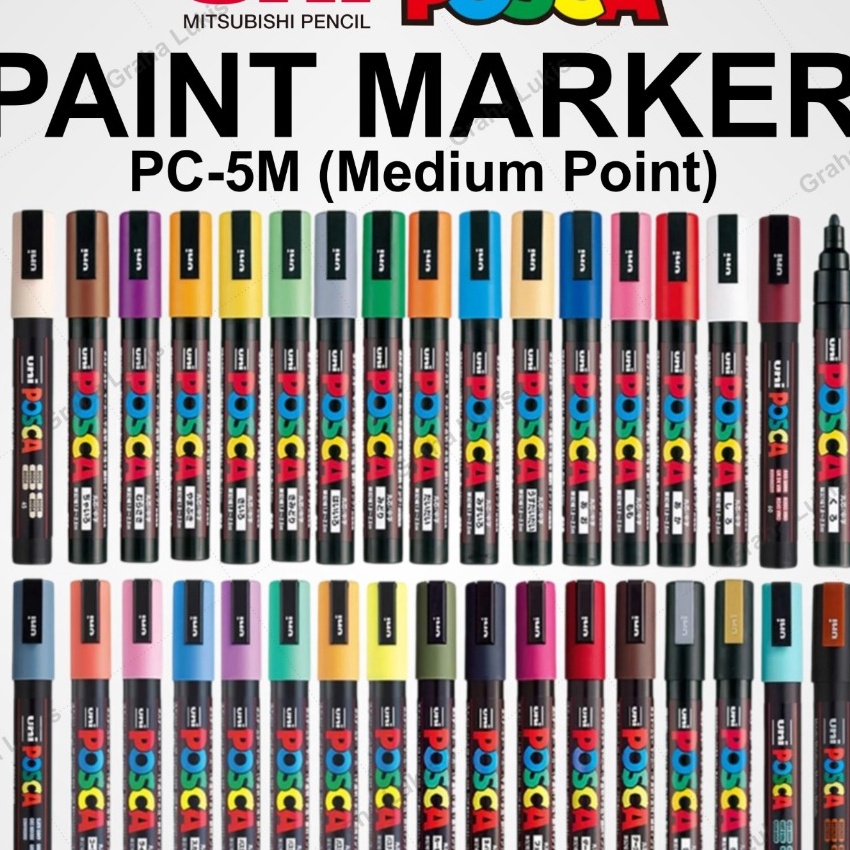 

Terbaik Uni Posca Paint Marker PC5M Medium Point