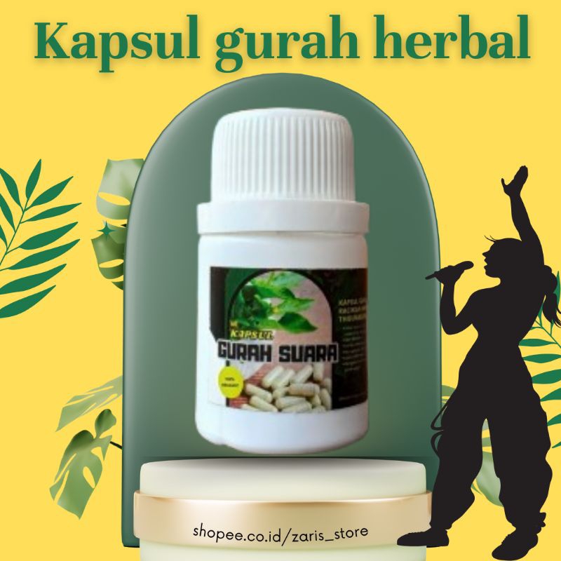 KAPSUL GURAH HERBAL PEMERDU SUARA