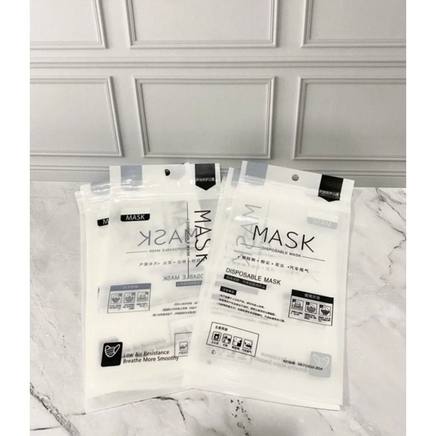 MAPLE ZIPLOCK PENYIMPANAN MASKER STERIL / REPACKING MASKER / KANTONG PLASTIK ZIPLOCK / PLASTIK MASKE