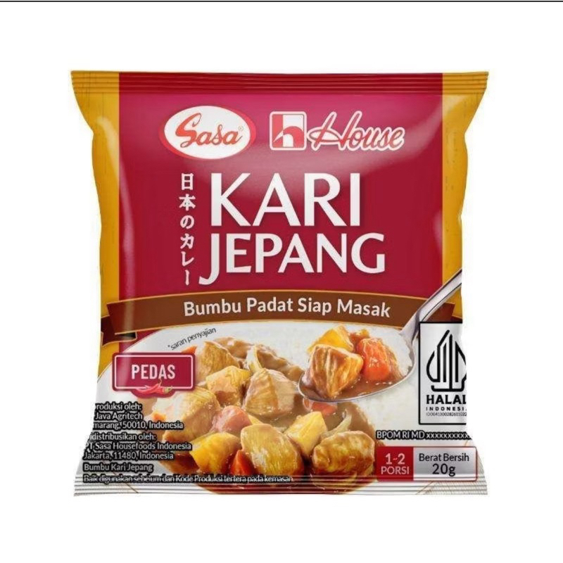 

Sasa House Kari Jepang Spicy 20gr 1pcs