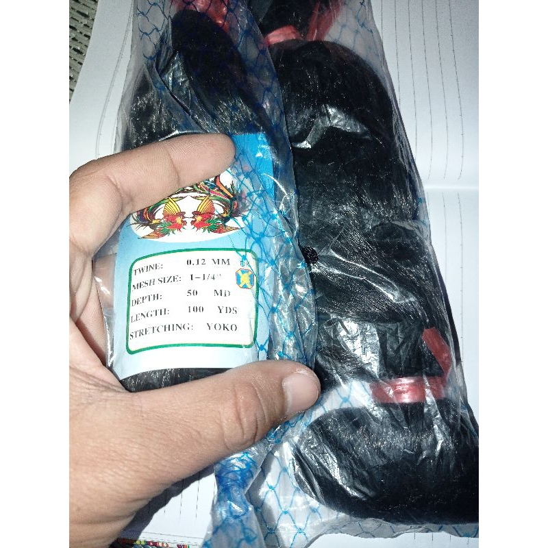 jaring burung kecil 1¼ inch / lubang 1 jari jaring burung ciblek burung pipit jaring hitam jaring bu