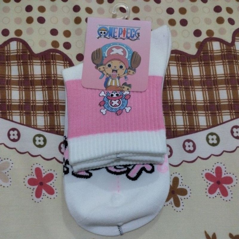 Miniso x One Piece Classic Collection Letter Crew Socks Chopper