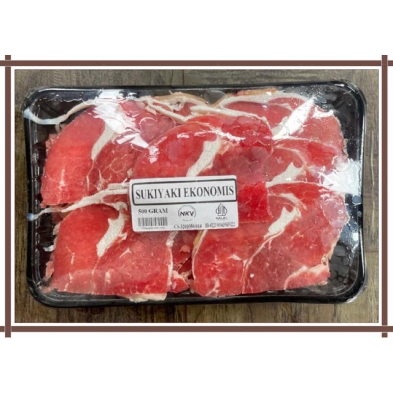 

Beef Slice Sukiyaki 250/500gr