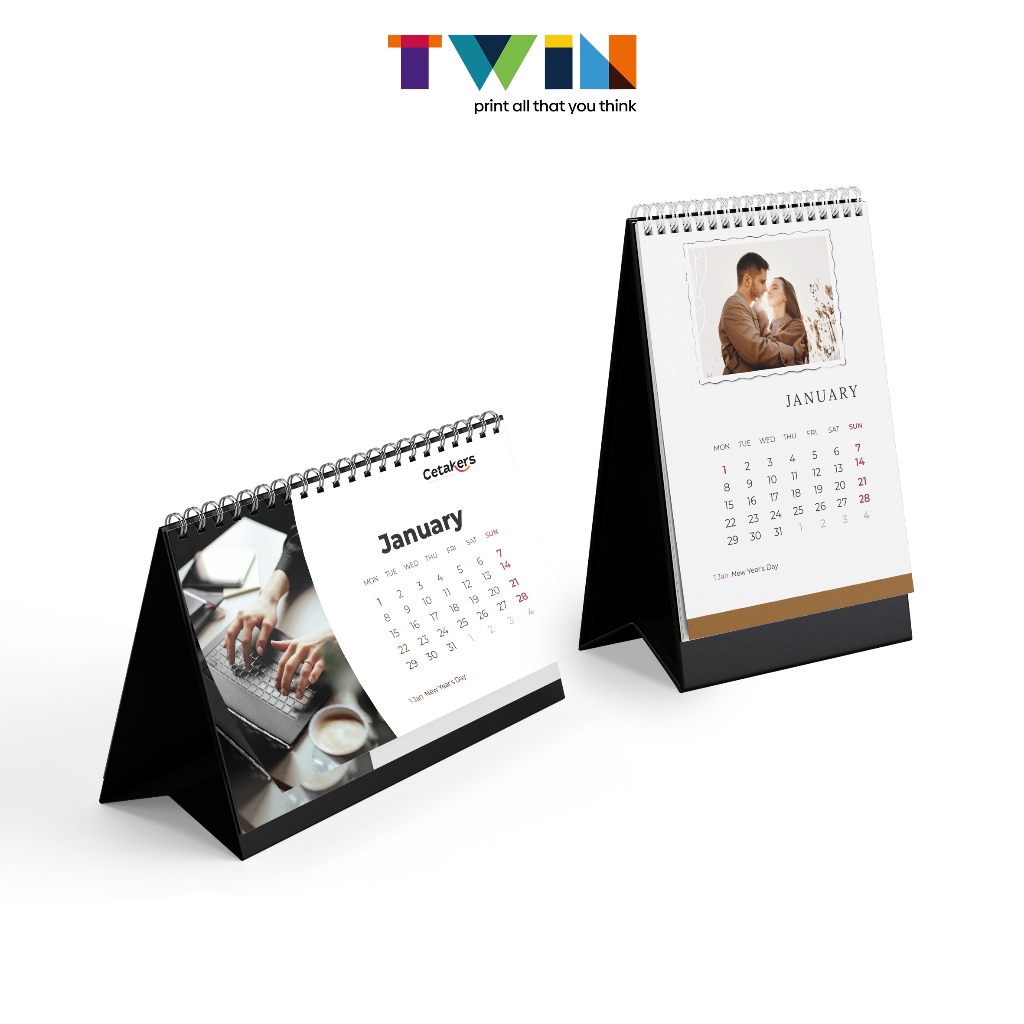 

TWIN ADVERTISING Kalender Meja Duduk Rumah Kantor Calendar Custom