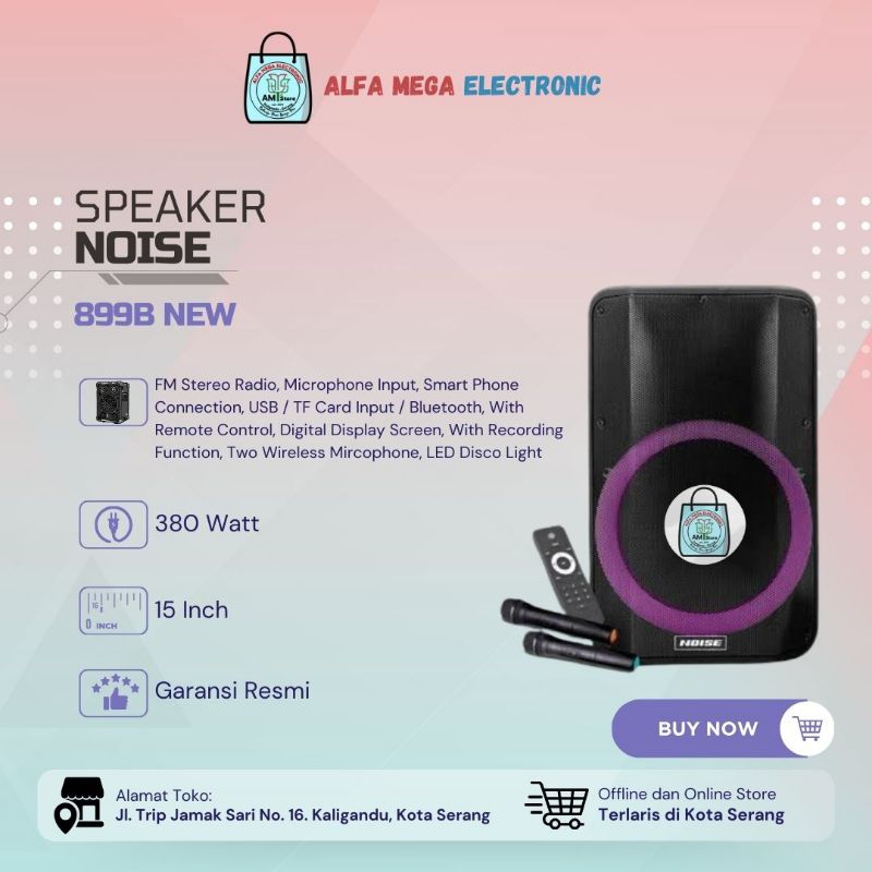 Speaker Noise 15 Inch 899B NEW