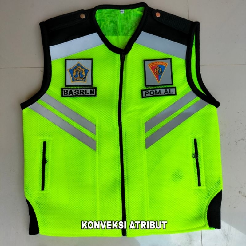 rompi pom al polisi militer angkatan laut tebal