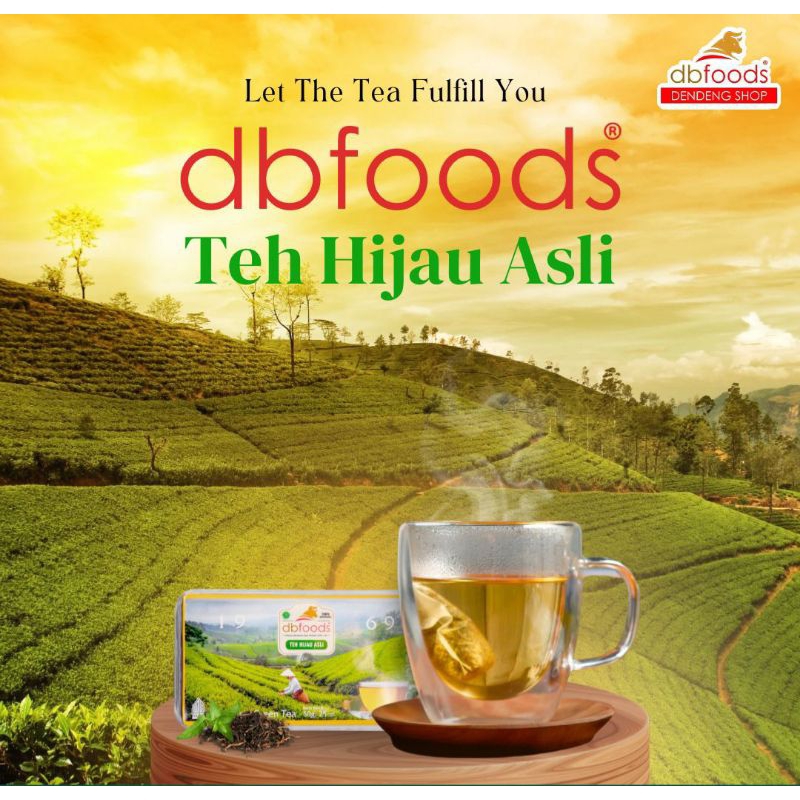 

DBFOODS Teh Hijau Asli premium asli padang