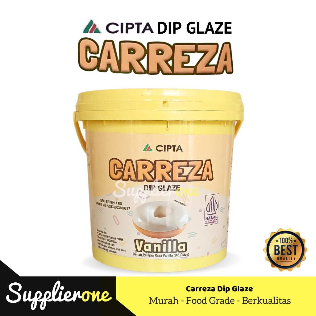 

Ay00! Carreza Dip Glaze 1 kg / Toping Donat Carreza / Selai Donat / Carreza Selai Donat