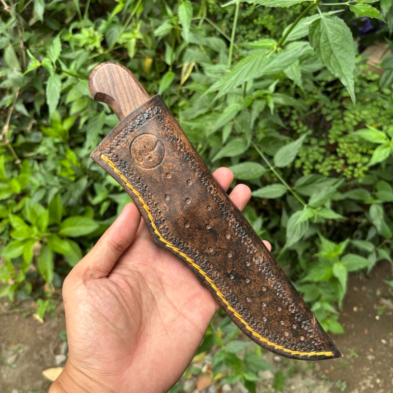 Sarung Kulit Pisau Premium 16cm -18cm