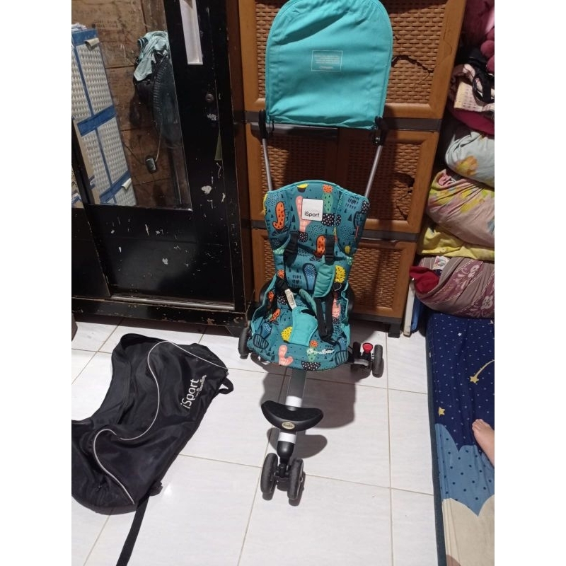 stroller isport cocolatte cabin size lengkap tas