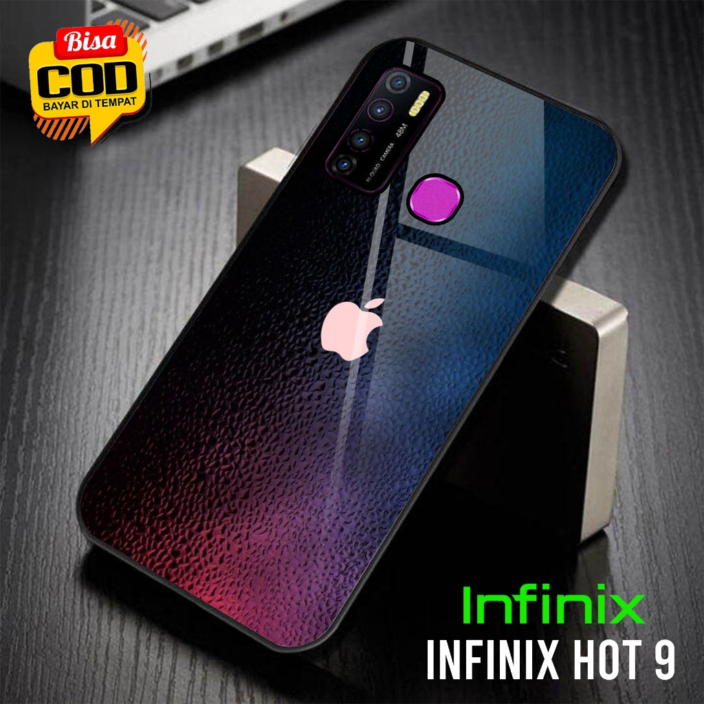 Toly Case Infinix Hot 9 Play Terbaru [ IPhone Logo Magsafe ] - Casing hp Infinix Hot 9 - Case Hp Inf