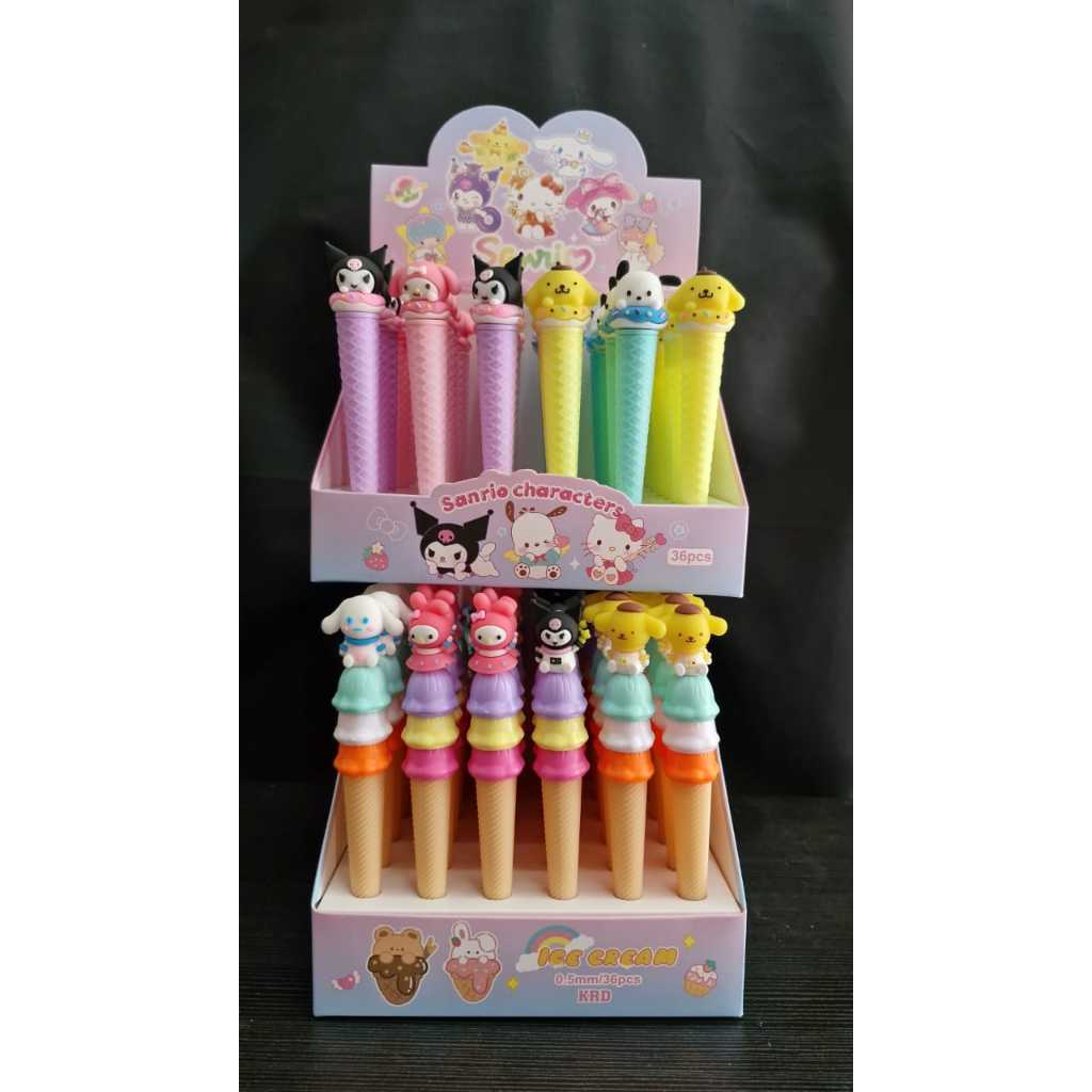 

(4PCS) Pena Gel Es Krim Sanrio