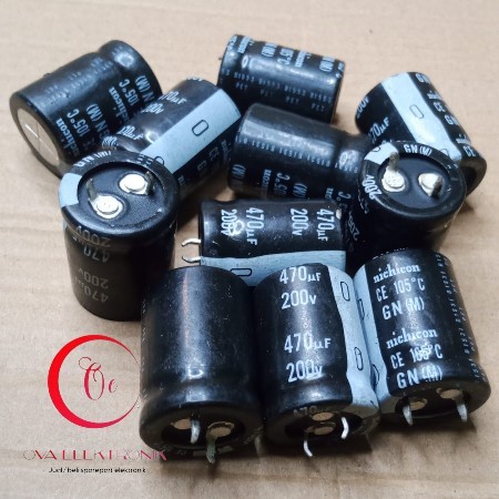 Elko NICHICON 200v 470uf original