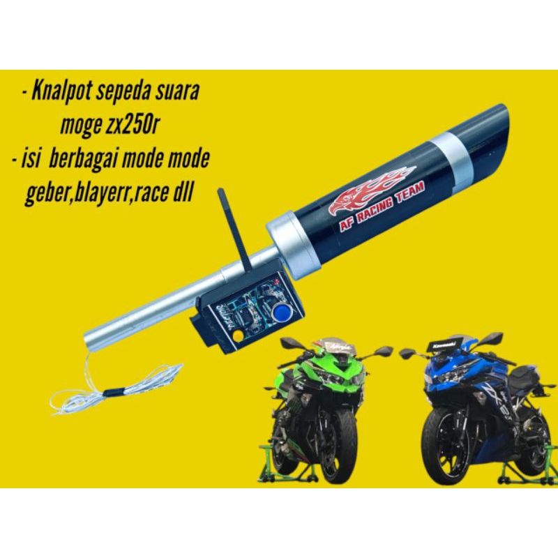 KNALPOT SEPEDA SUARA MOGE