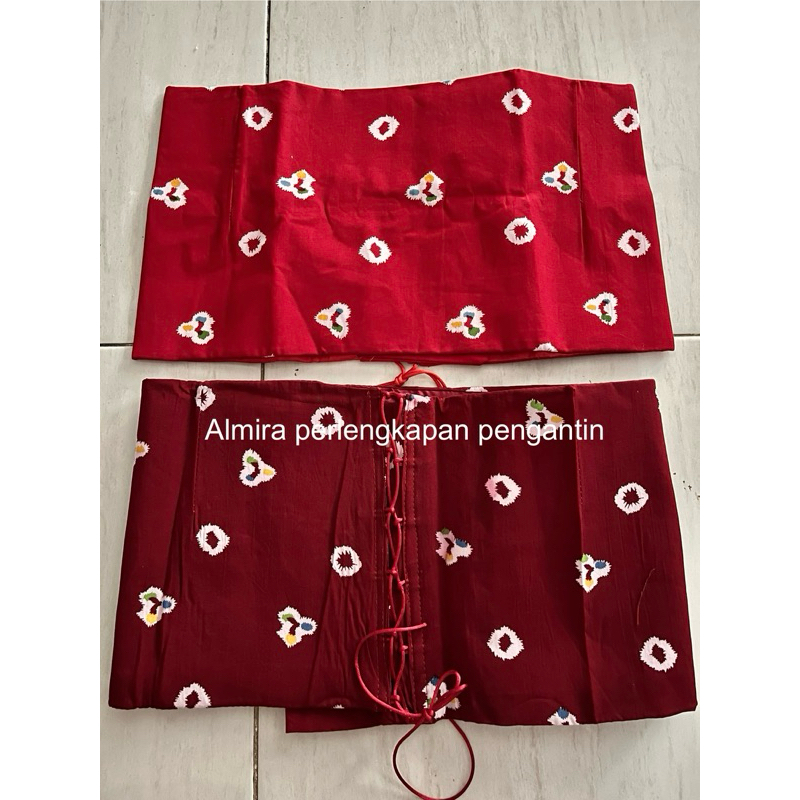 angkin jumputan instan / Angkin kebaya / Kemben Kebaya