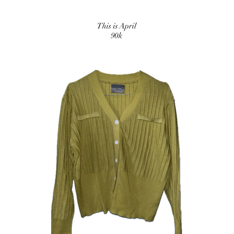 Cardigan This Is April (Preloved)