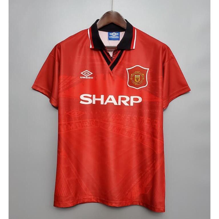 Jersey Bola Retro Vintage Jadul Grade AAA Manchester United MU home 1994/1996