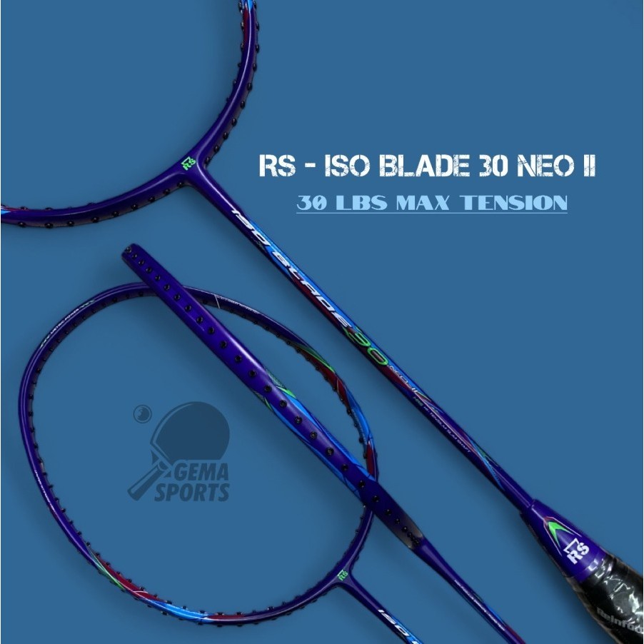 Raket Badminton bulutangkis RS ISO BLADE 30