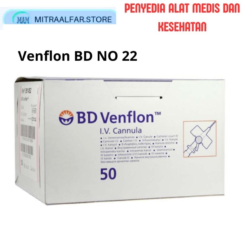 Venflon No 22G BD