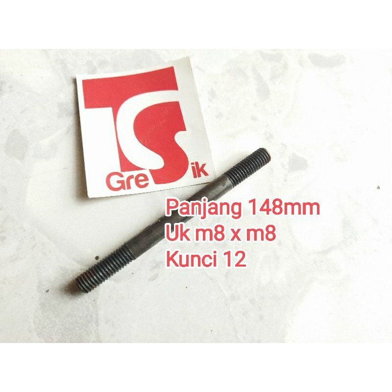 Baut Tanam Silinder Blok Tusuk Sate Ancer SUZUKI TRS TRZ GP Gp100 Gp125 NOS