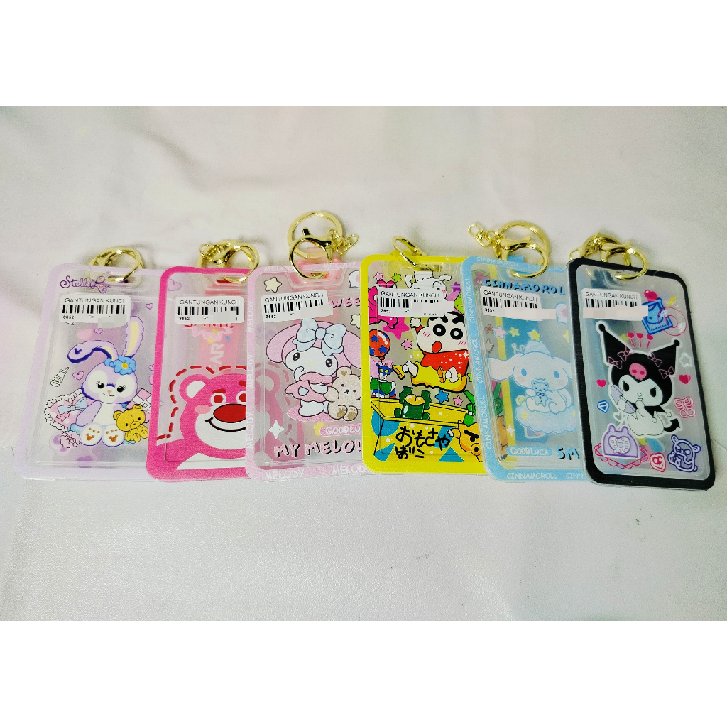 

Gantungan Kunci ID Card Motif Sanrio / Key Chain Lanyard Name Tag