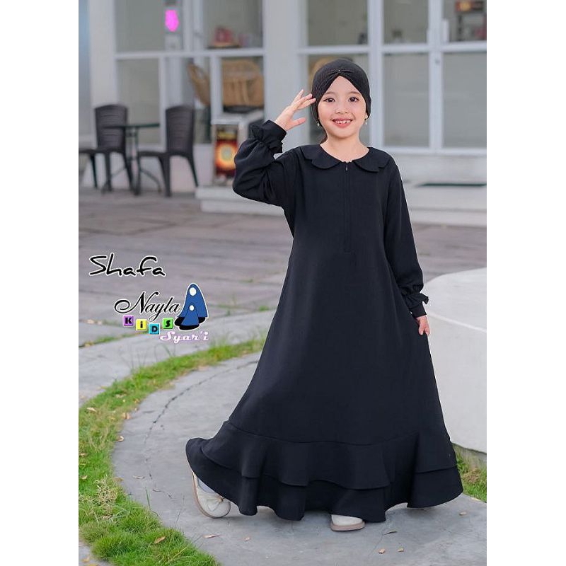 Garansi Jetblack Nayla Kids Gamis Anak Zblack Set Cadar