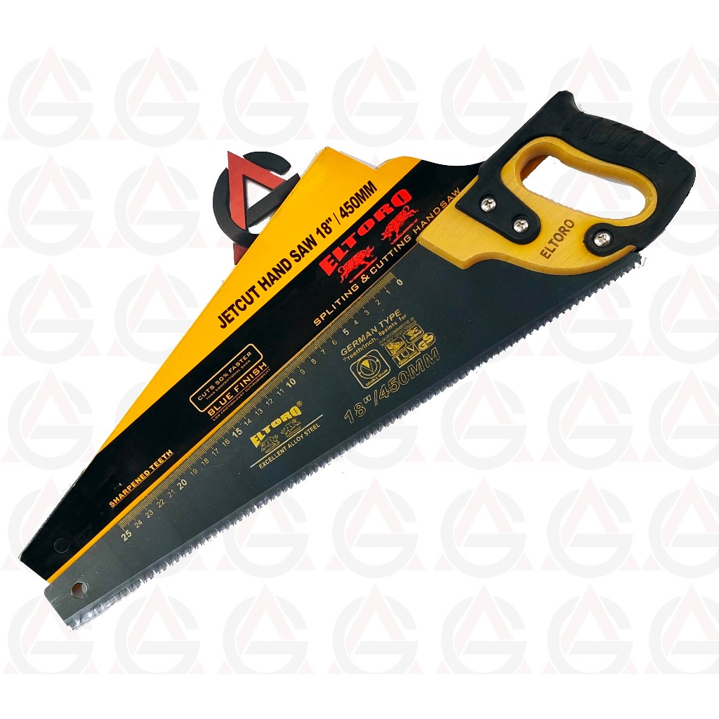 Gergaji gorok/gergaji Kayu + karet Eltoro 18"