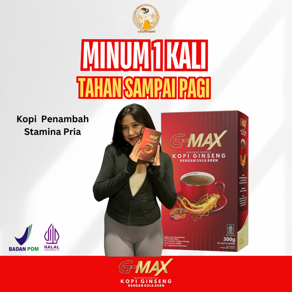 

KOPI G MAX COFFE GINSENG PRIASTAMINATAHANLAMA HALAL SUDAH BPOM AMAN DIKONSUMSI