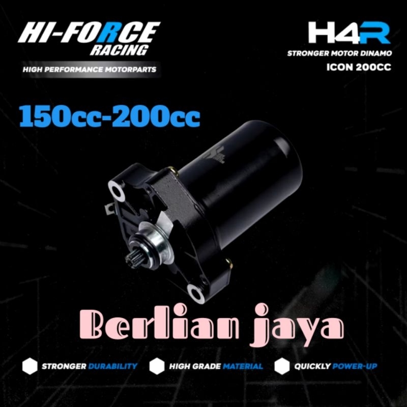 Dinamo stater racing H4R 150cc-200cc buat motor beat karbu/beat fi esp/vario 110 karbu/ scoopy/mio s
