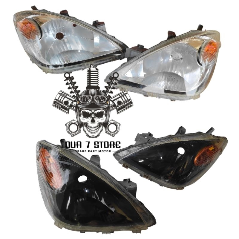 lampu depan xenia avanza 2004-2011 vvti smoke biled original
