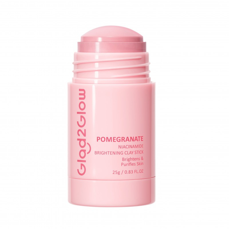 GLAD2GLOW Pomegranate Niacinamide Brightening Clay Stick - Clay Mask