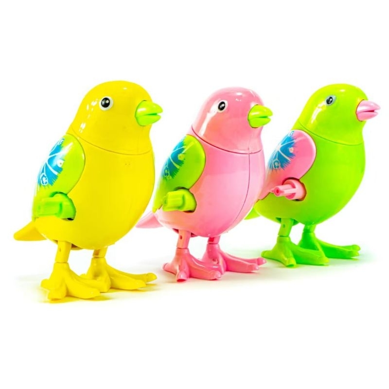RAMEO 592 mainan anak burung Pipit warna/burung Pipit lucu loncat
